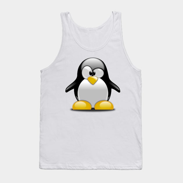 penguin Tank Top by T-shirt_best_